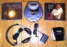 VINTAGE - PHILIPS JOGPROOF PORTABLE CD CD-RW PLAYER SET 45ESP AX5015/17