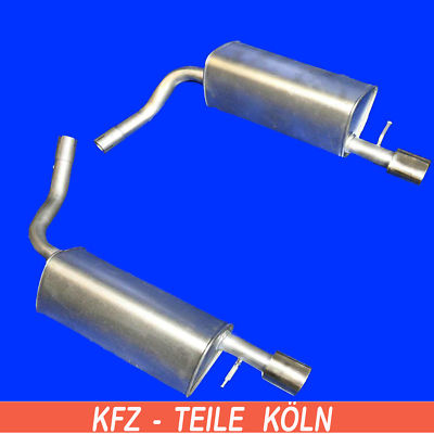 Auspuff SET Für JAGUAR S-TYPE X200 2.7 D Diesel Endschalldämpfer Rechts