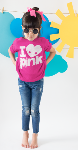 Dirty Fingers, I Love Heart Pink, Cute Birthday Funny Cool  Girl's T-Shirt Gift - Picture 1 of 4