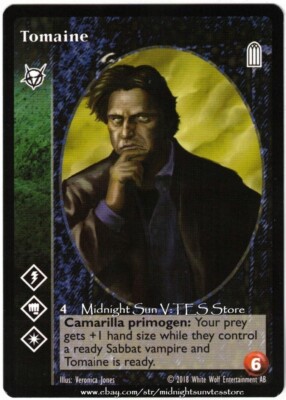 Tomaine Brujah Keepers of Tradition 2018 BCP V:TES VTES Vampire CCG