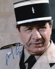 MICHEL GALABRU signed autograph 20x25cm THE GENDARME in person autograph ACOA