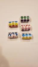 5 Lot Smiley Face 4,500 Stickers 15 Rolls Teacher Reward Grading Decals