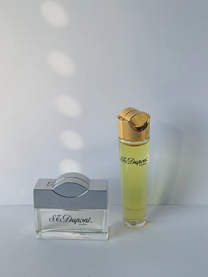 Parfum Miniaturen Trio von S.T. Dupont, edle Mini Flakons, Top Vintage Raritäten - Bild 3 von 4