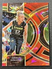 Jordan Horston 2023-24 Panini Select WNBA RED ICE PRIZM PREMIER LEVEL #104 STORM