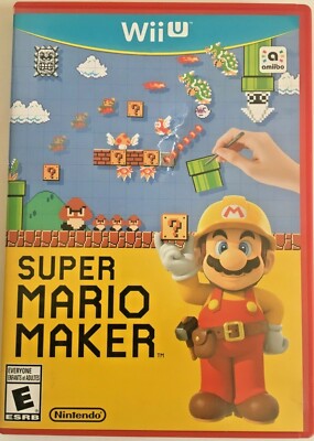 Super Mario Maker: Nintendo Wii U: GAME AND CASE: Platformer, Creation