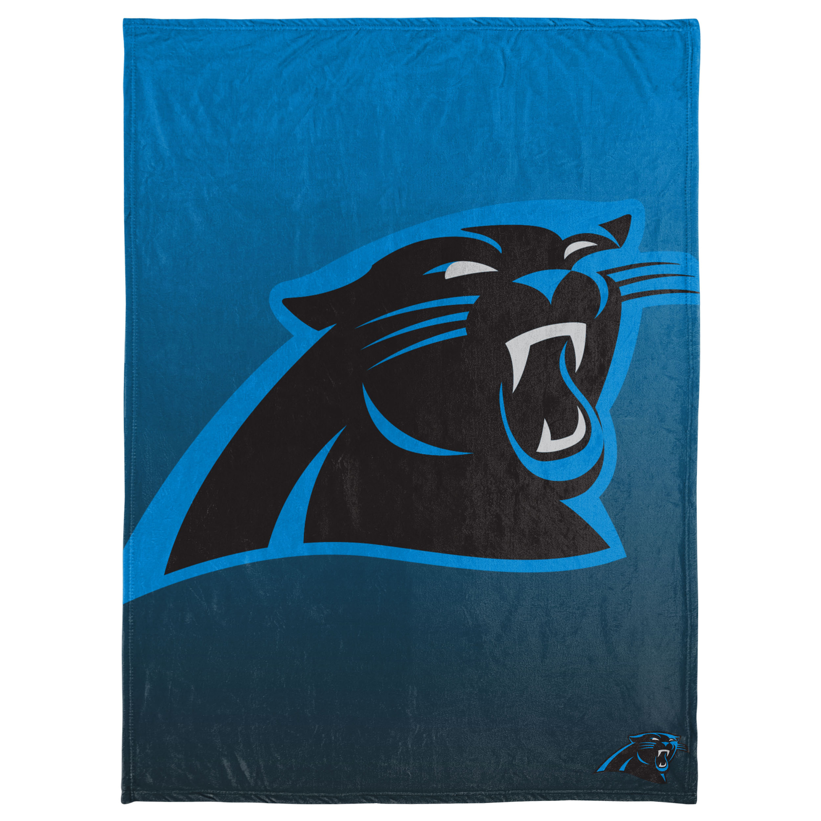 Покрывало FOCO NFL Carolina Panthers Gradient Micro Raschel, 50 x 60