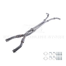 For 09-14 Cadillac Cts-v 6.2 V8 Coupe Stainless Steel Resonated Mid Pipe Exhaust