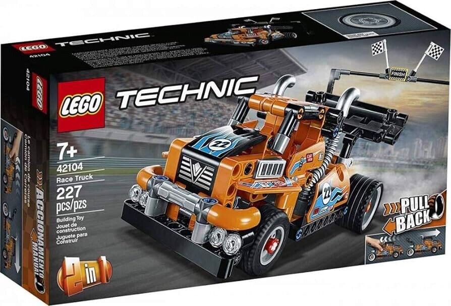 Brand New Sealed LEGO Technic Race Truck 42104 Pull-Back Truck