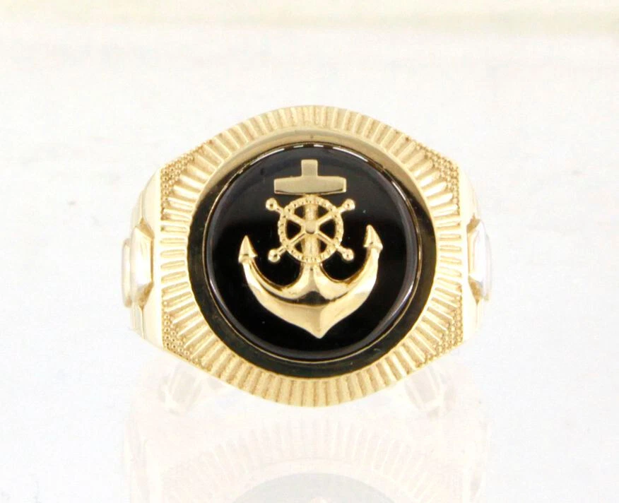 White gold store anchor ring