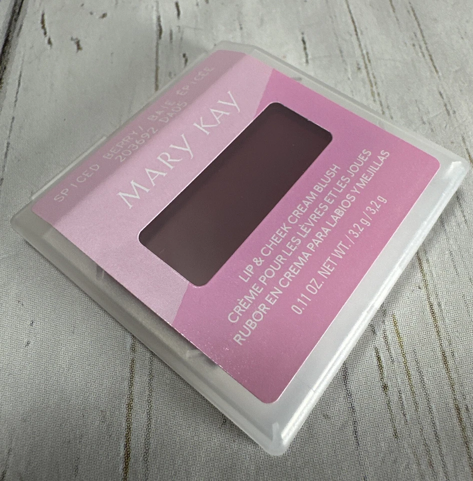 New In Package Mary Kay Lip & Cheek Cream Blush Spiced Berry - Image 4 of 4