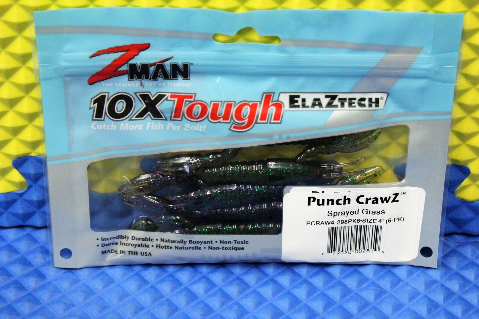 ZMAN 10XTough ELAZTECH Punch CrawZ 4" 6PK PCRAW4PK6 CHOOSE YOUR COLOR! eBay