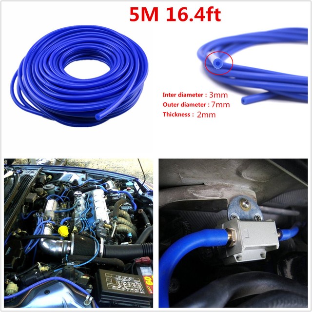 3mm Car Air Water Coolant Oil Turbo Silicone Vacuum Tube Hose Silicon
