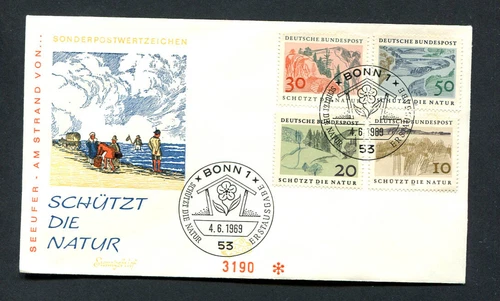 Germany - BRD : Better First Day Cover from 1969 - CTO