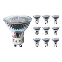 10Er Gu10 Led Led Gu10 Warm-Weiß 3000K Lampe Leuchtmittel 4.5W 230V 380Lm Led