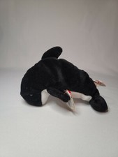 Ty Beanie Babies - Waves Whale With "Echo" Tags - 1996 -MWMT