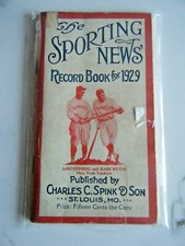 VINTAGE 1929 SPORTING NEWS RECORD BABE RUTH LOU GEHRIG COVER HOLY GRAIL ORIGINAL