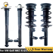 Full Set Front Rear Shock Struts w/Electric Fit VW Golf R MK7 GTI Seat 2015-2020