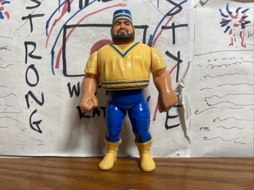 WWF Akeem Hasbro Wrestling Figure WWE WCW 1990 Ser...