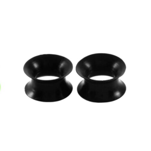 3MM - 25MM SILIKON TUNNEL PLUGS OHR PIERCING FLESH PLUG SILICONE STÖPSEL SCHWARZ - Bild 2 von 11