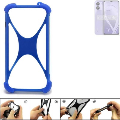 Bumper für Lava O1 Silikon Hülle Softcase Stoßschutz Kantenschutz Schutz Hül