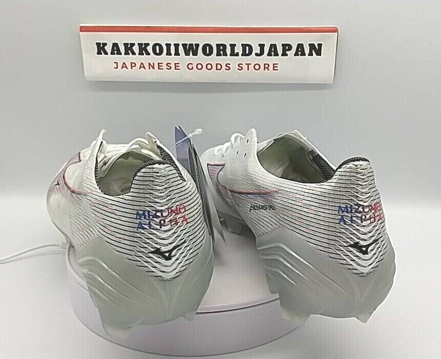 MIZUNO Soccer Cleats Mizuno Alpha JAPAN P1GA236009 White/Ignition