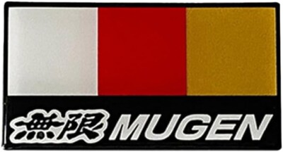 ホンダ　MUGENドアサインライト　FIT2 ge9 MUGEN Potting Emblem Tricolor With Logo HONDA Civic Integra Type R