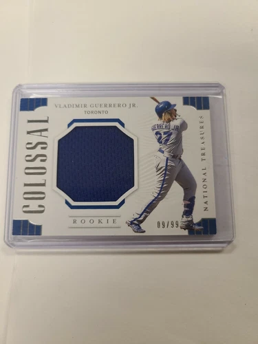 Vladimir Guerrero Jr ROOKIE 2019  National Treasures 09/99 Colossal patch 