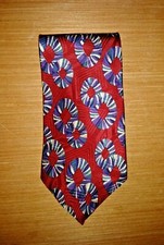 OSCAR DE LA RENTA Unique Mens Neck Tie Necktie 100  Silk VINTAGE Rare    ts17j