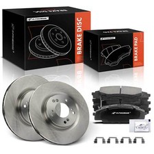 A-Premium Front Disc Brake Rotors & Ceramic Pads for Honda S2000 00-09 2.0L 2.2L