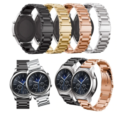 For TicWatch E2 / Pro / S2 Stainless Steel Band Strap | eBay