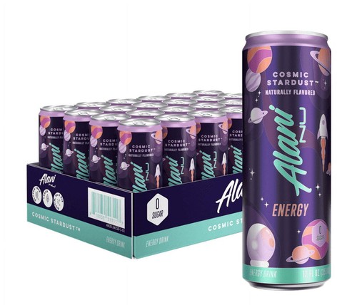 24 Pack, Cans,Sugar Free Energy Drink, Cosmic Stardust,12 fl oz,200mg Caffeine