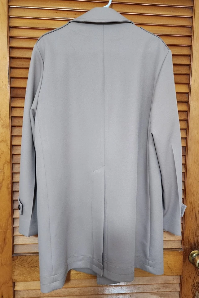 Vintage John Weitz By Casualcraft Tan Wool Blend Lined Coat 42 Regular - Image 3 of 4