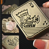 K-Poker Metall Fidget Slider Edc Spielzeug Poker Adhd Spielzeug Stress Relief