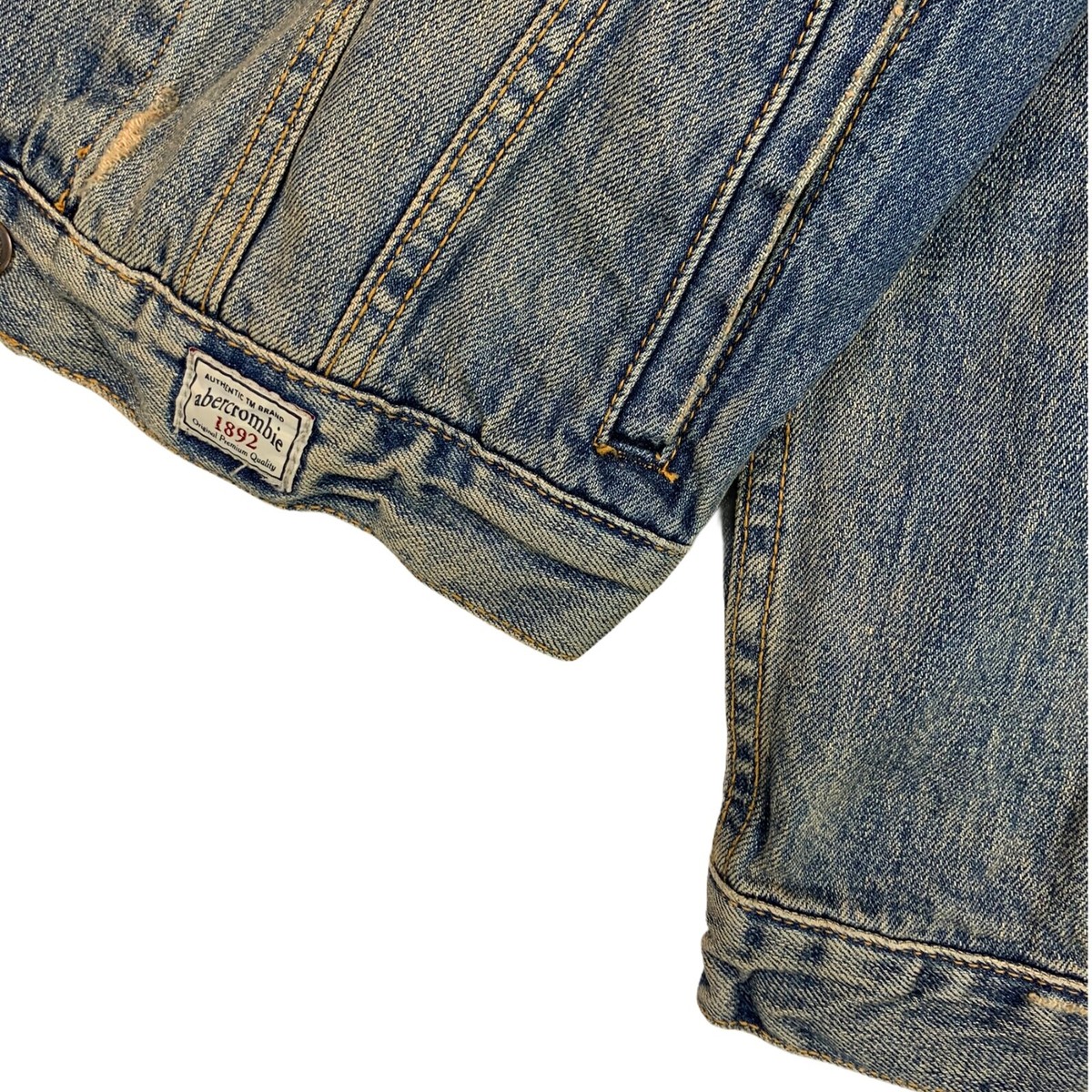 Abercrombie Fitch Jean Jacket S Womens Denim Trucker Y2K