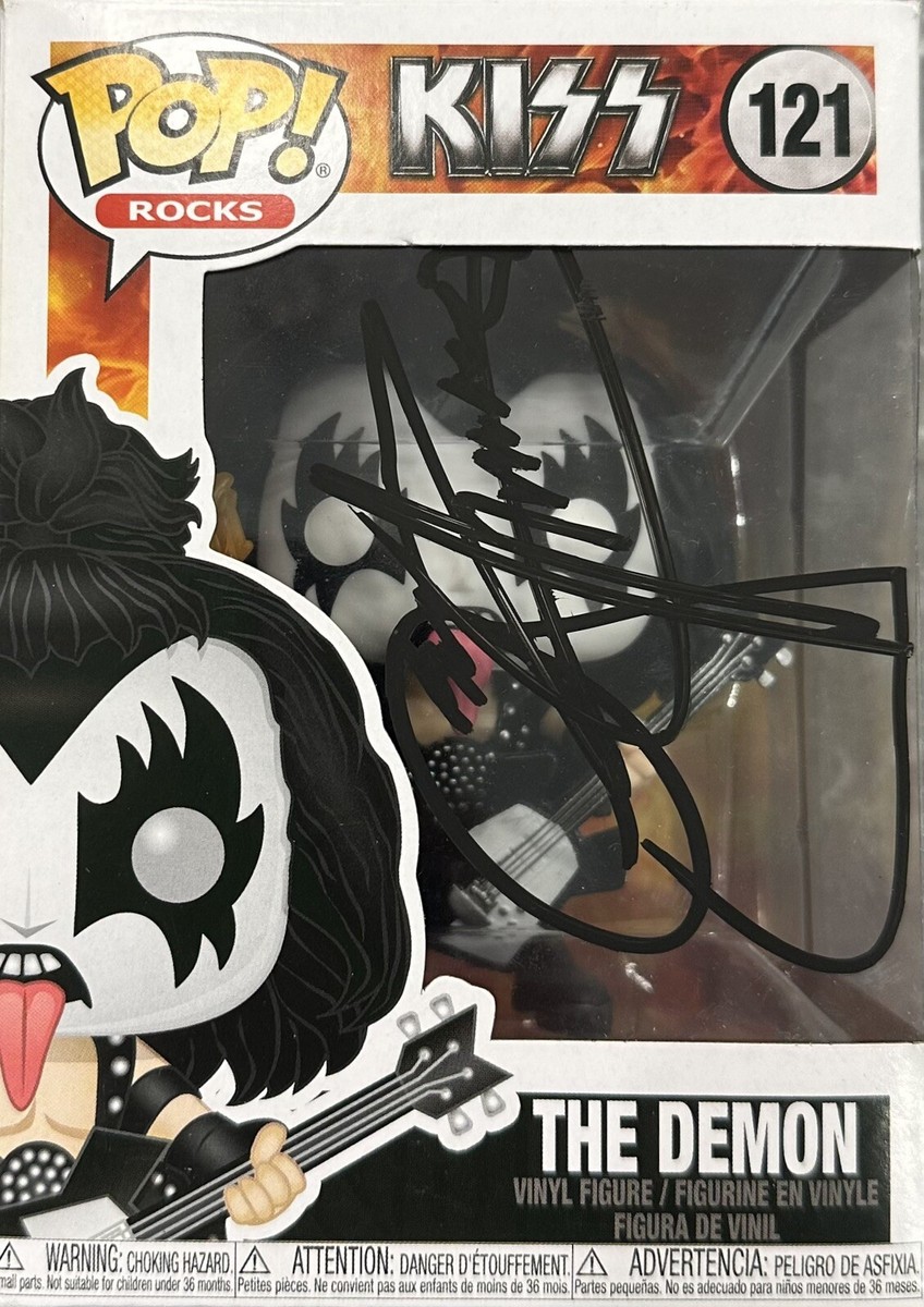 Gene Simmons Signed Funko Pop Kiss Autographed Funko Pop The Demon