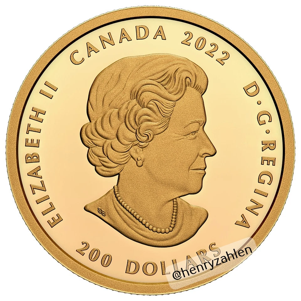 Goldmünze PP  1oz  "Forevermark Black Label DIAMANT"   Kanada 2022 - Bild 2 von 3