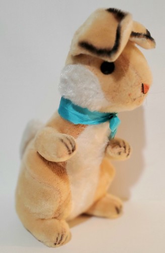 Vintage Jestia Bunny Rabbit Straw Stuffed 10" Tall Japan - Picture 11 of 24