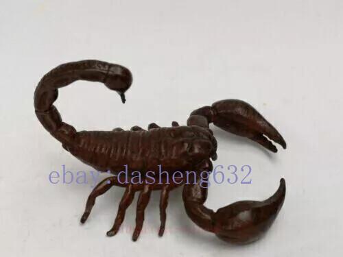 Konvolut alte China Bronze Schnitzerei Skorpion Statue Anhänger Dekoration - Bild 2 von 5