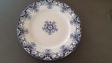 ASSIETTE decorative plate signée Rouen TROP TOP 22cm