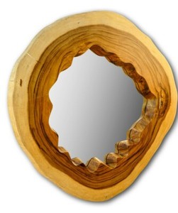 Wandspiegel Holz Baumscheibe Wand Spiegel Badezimmer Flur Diele