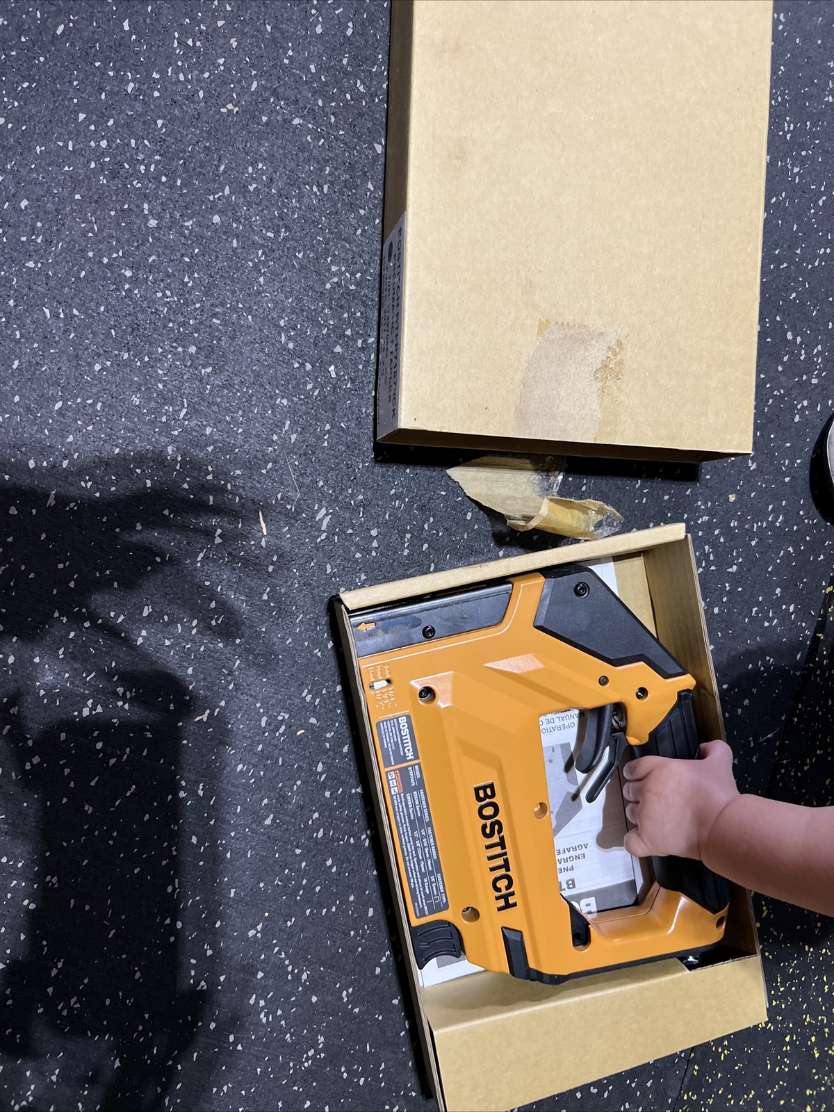 Bostitch Pneumatic Staple Gun, Dual Trigger, Oil Free, BTFP71875