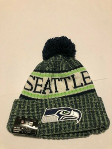 seahawks on field beanie 2018