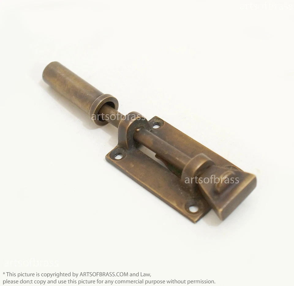 Традиционный латунный замок для выдвижных ящиков и дверей | окна и шкаф - Изображение 4 из 4