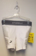 STORELLI WOMENS BODYSHIELD IMPACT SLIDERS UNDERSHORTS XSMALL, WHITE *LIGHT MARKS