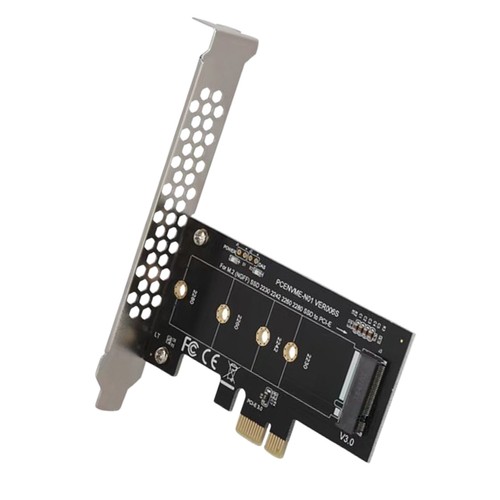 1 PC Cards PCIE to M2 Adapter PCI 3.0 X1 to NVME SSD M2 PCIE New - Picture 2 of 9