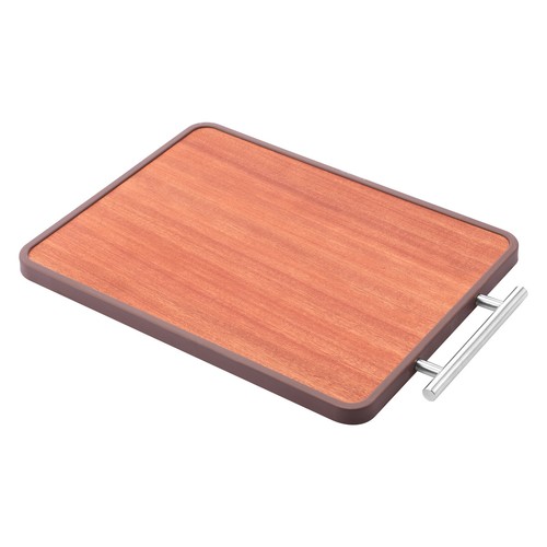 Stainless Steel Cutting Board Double Sided Cutting Board with Handle Wood qiVzp - Picture 8 of 11