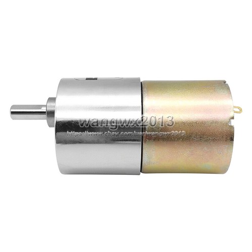 1x DC12V 24V 37GB520 Large Torque Speed Reduction Gear Motor with Metal Gearbox - Picture 4 of 7