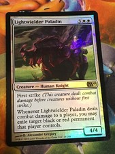 C6714 MTG MAGIC M10 CORE SET 2010 LIGHTWIELDER PALADIN #19 FOIL MP RARE