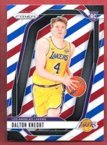 Dalton Knecht Rookie Red White Blue Prizm 2024-25 Prism 238 RC RWB Refractor LAL