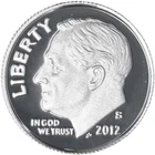 2012 S Roosevelt 90% SILVER Dime Gem Deep Cameo PROOF US Mint "Beautiful" Coin